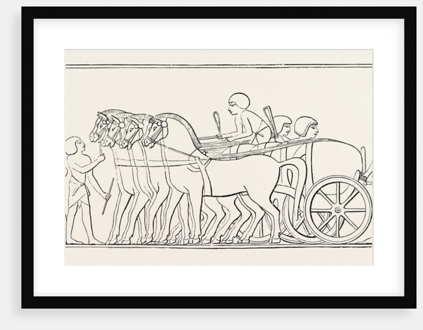 Four-horse Chariot of a Private Person From Abd-el-kurnah by Anonymous