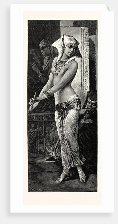 Ancient Egyptian Dancing Girl by Anonymous