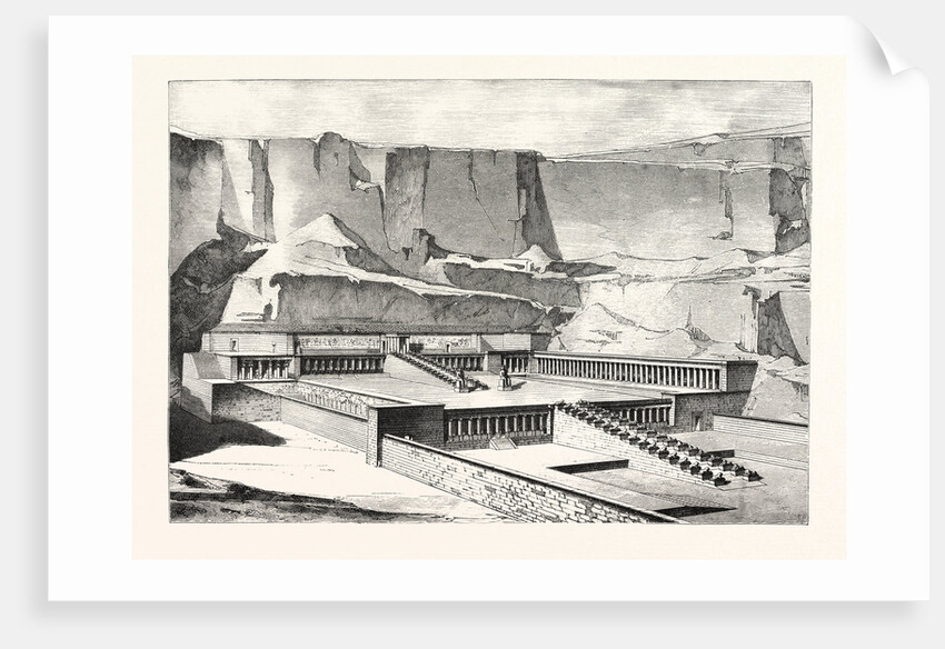 Temple of Deyr-el-bahree by Anonymous