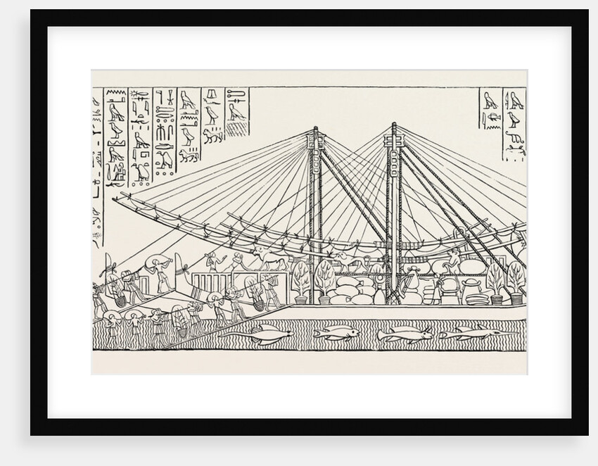 Ship of Hatasu Laden by Anonymous