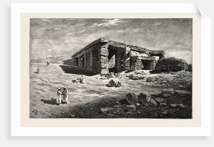 Ruins of the Temple of Amada in Nubia by Anonymous