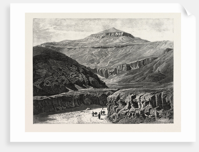 Entrance To The Valley of the Tombs of the Kings by Anonymous