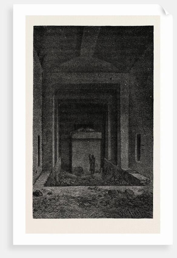 Sarcophagus in the Tomb of Rameses by Anonymous