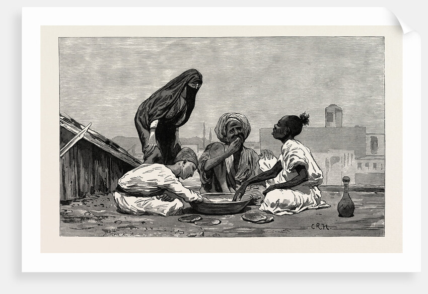 Fellaheen at Meals by Anonymous