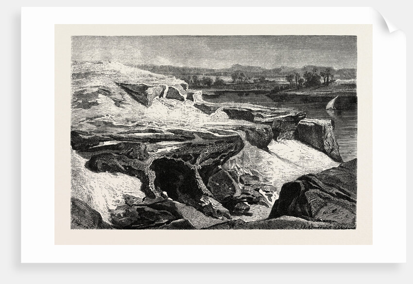 The Narrowest Part of the River at Gebel Silsileh by Anonymous