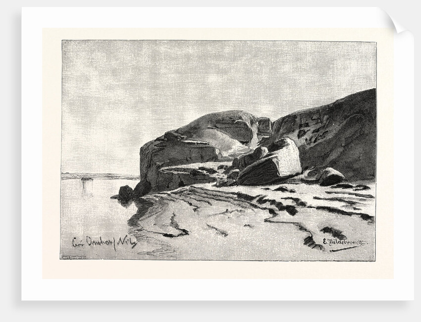 Bank of the Nile at Kom Omboo by Anonymous