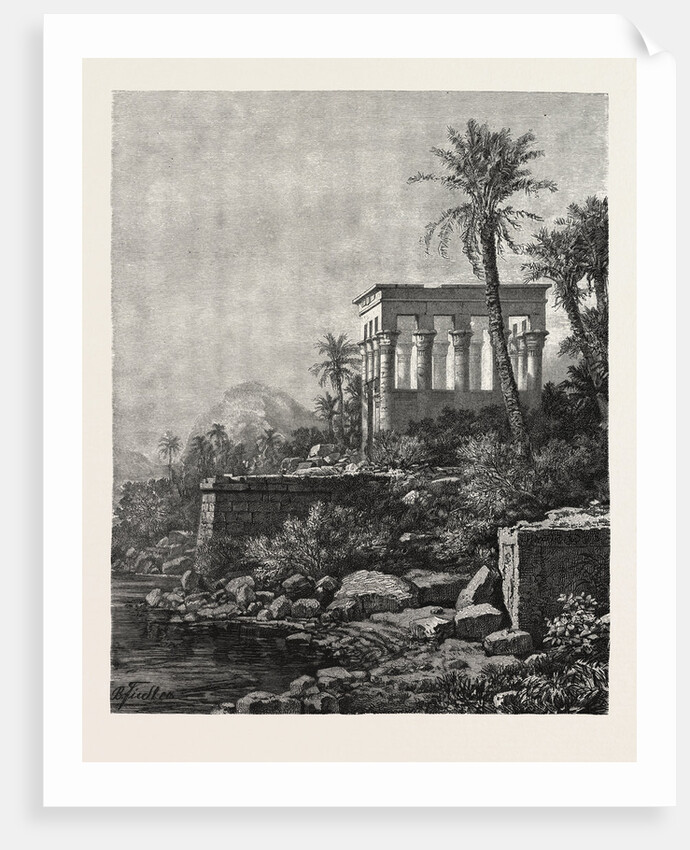 The Kiosk On The Island of Philae by Anonymous