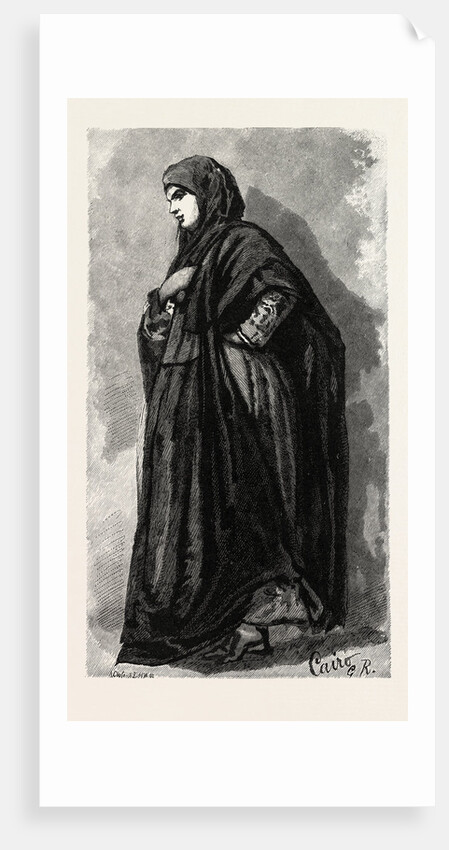 Koptic Woman Going To Church by Anonymous