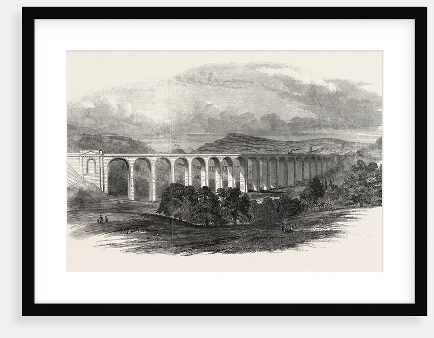 Great Dee Viaduct, the Shrewsbury Chester Railway by Anonymous