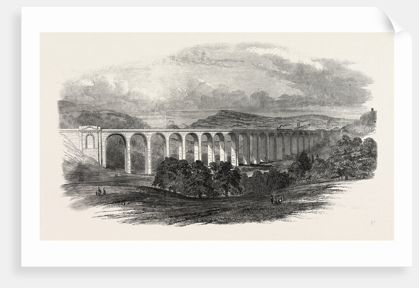 Great Dee Viaduct, the Shrewsbury Chester Railway by Anonymous