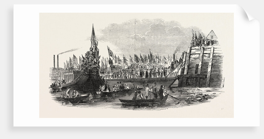 Lord Mayor's Show, the Landing at Westminster, London, 1846 by Anonymous