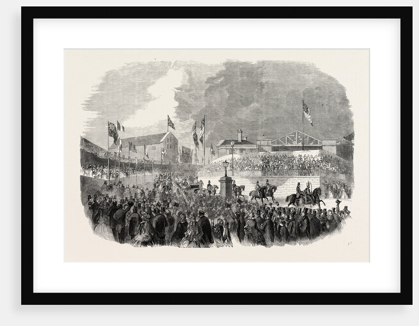 Queen Victoria's Visit to Leeds, UK: Her Majesty Leaving the Railway Station En Route to Woodsley House, 1858 by Anonymous