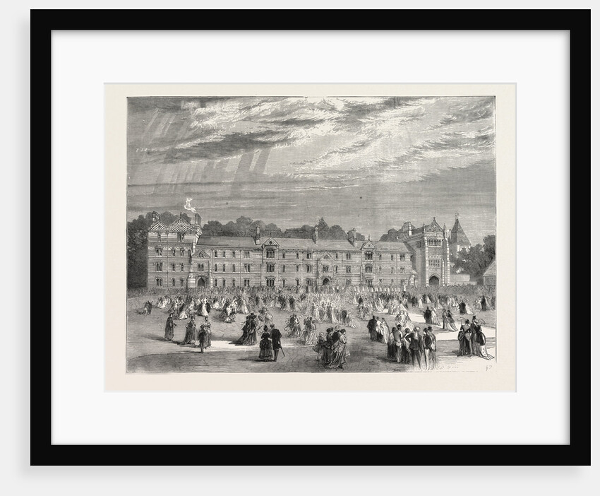 The Opening of Keble College, Oxford University, Oxford, UK, 1870 by Anonymous