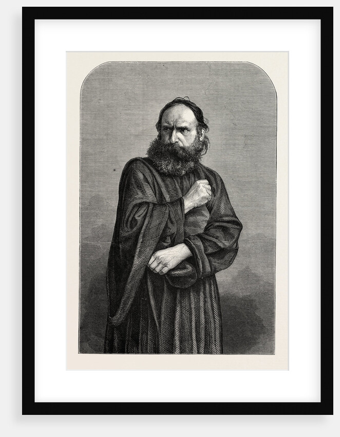 The Oberammergau Passion Play: George Lechner (Judas), Bavaria, Bayern, Germany, 1870 by Anonymous