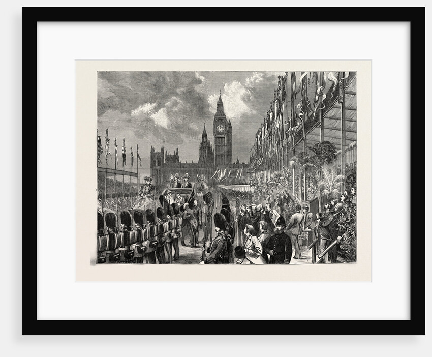 Opening of the Victoria Embankment by the Prince of Wales and Princess Louise, London, 1870 by Anonymous