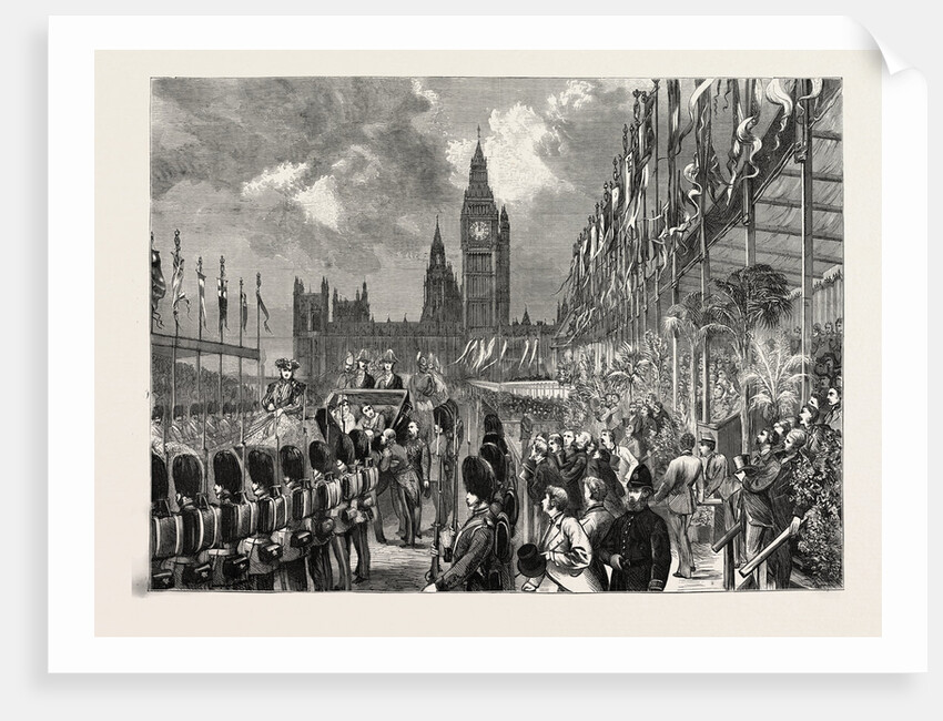 Opening of the Victoria Embankment by the Prince of Wales and Princess Louise, London, 1870 by Anonymous