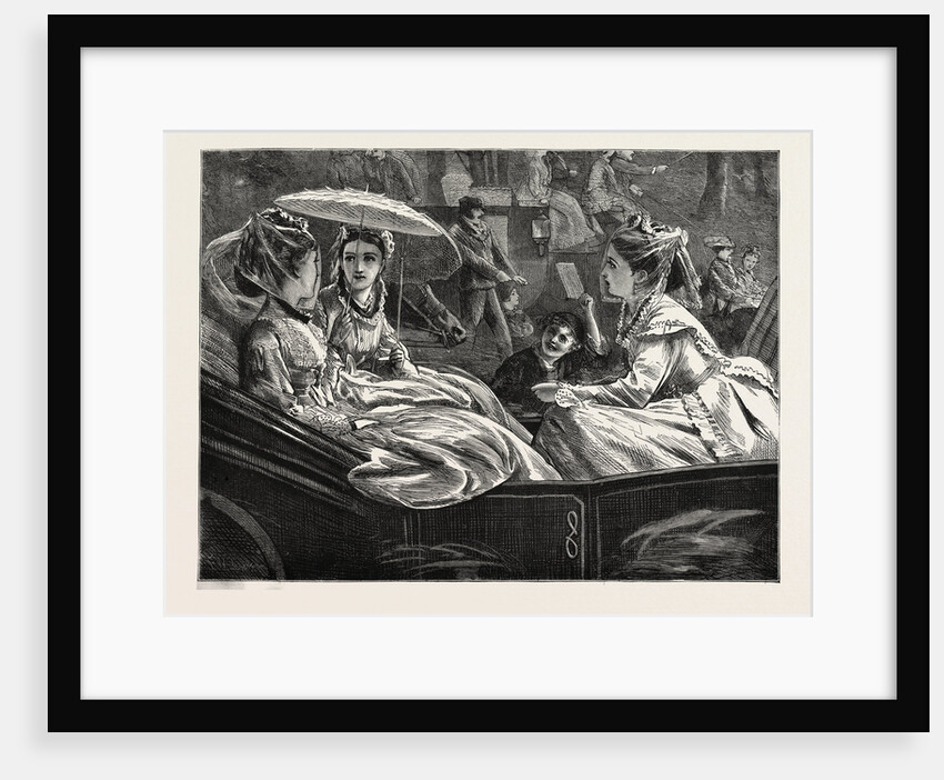 On the Road to Goodwood, UK, 1870 by Anonymous