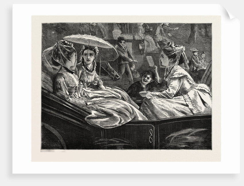 On the Road to Goodwood, UK, 1870 by Anonymous