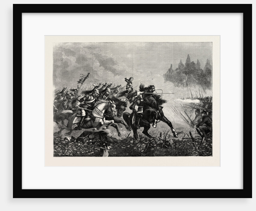 Charge of French Cuirassiers by Anonymous