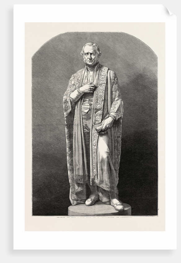 Statue of the Right Hon. W.E. Gladstone at Liverpool, UK, 1870 by Anonymous