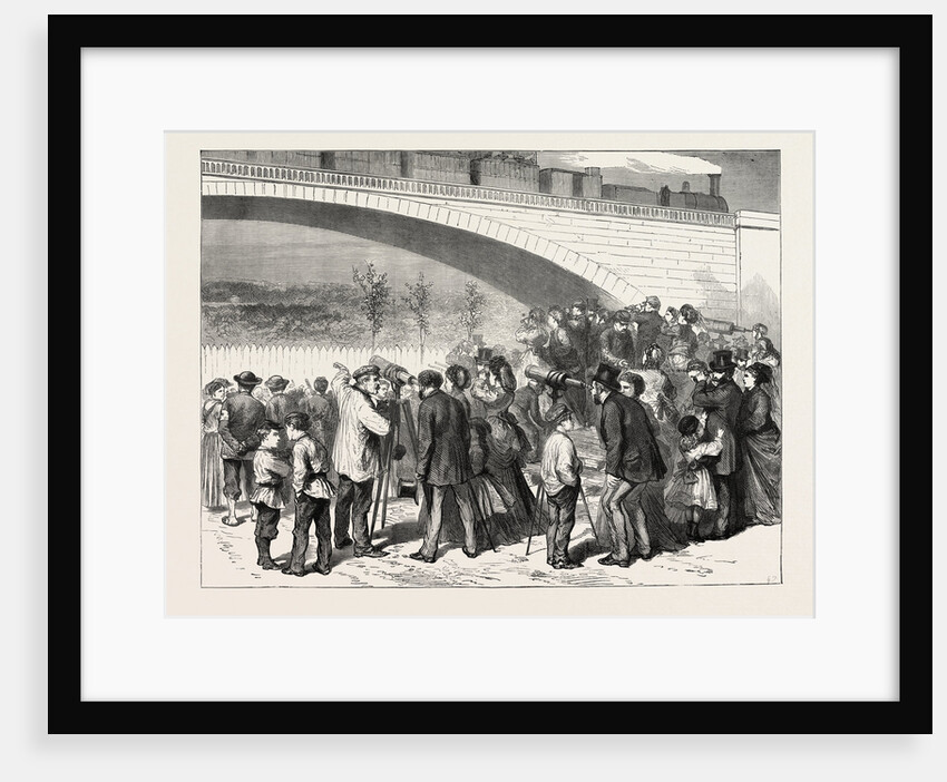 Inside Paris, France: Two Sous for a Peep at the Prussians, 1870 by Anonymous