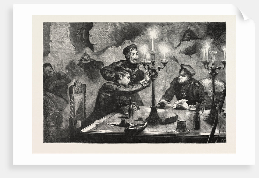 A Quiet Game at Cards, 1870 by Anonymous