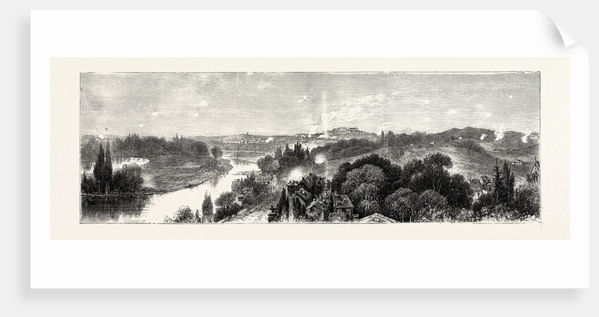 The Last Sortie from Paris, France, 1870 by Anonymous