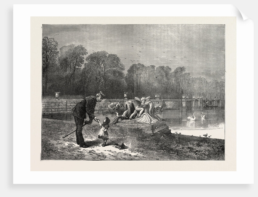 The L'Entente Cordiale: The Babe and the Bugbear, Bismarck, 1870 by Anonymous