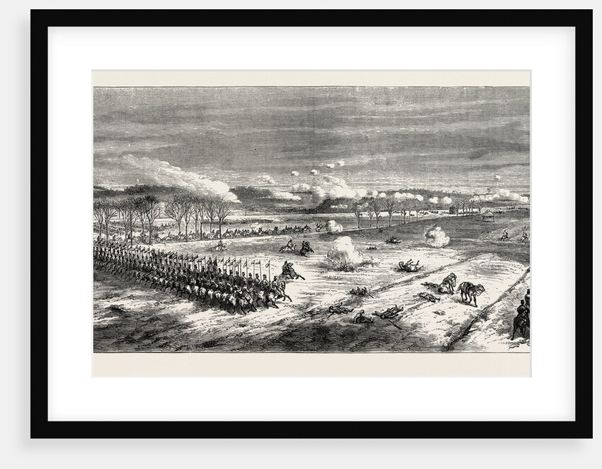 The Battle of Amiens, France, 1870 by Anonymous