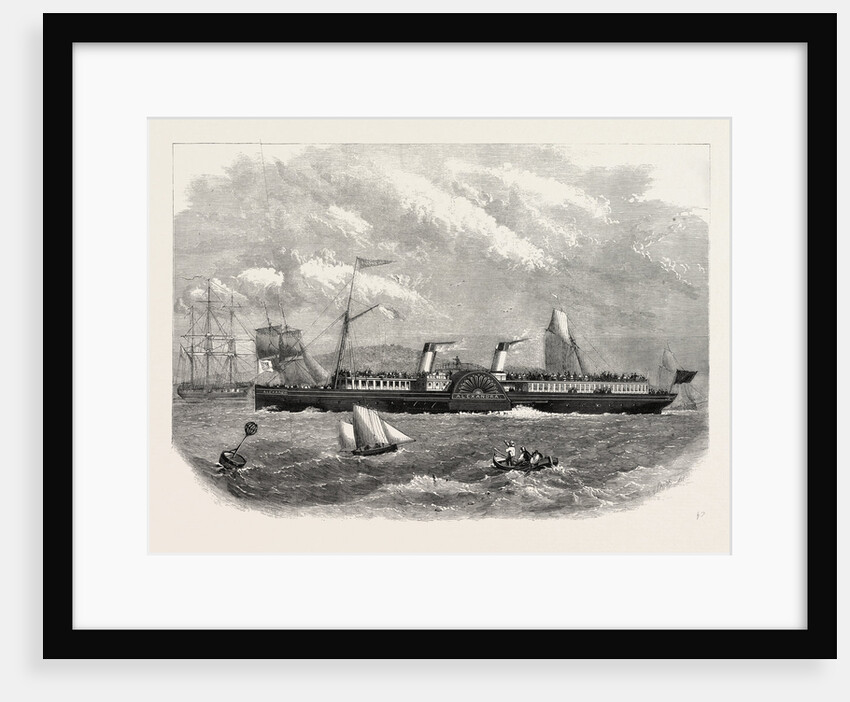 The Saloon Steam Packet Company's New Ship Alexandra, 1865 by Anonymous