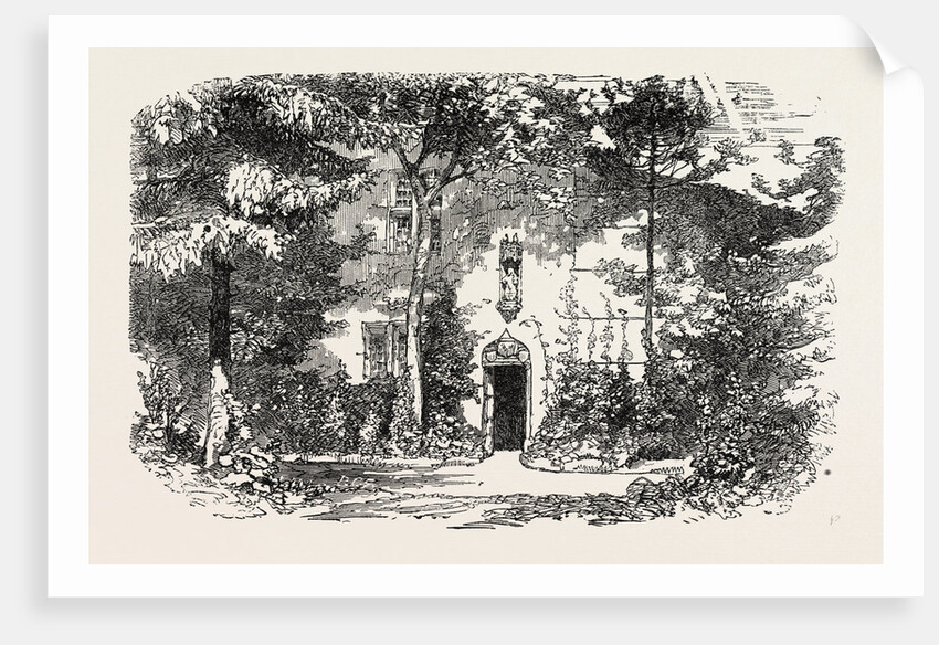 House and Statue of Joan of Arc, Jean D'Arc, at Domremy, Domremy-La-Pucelle, France, 1865 by Anonymous