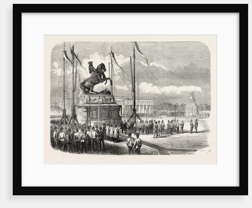 Inauguration of an Equestrian Statue of Prince Eugene at Vienna, Austria, 1865 by Anonymous