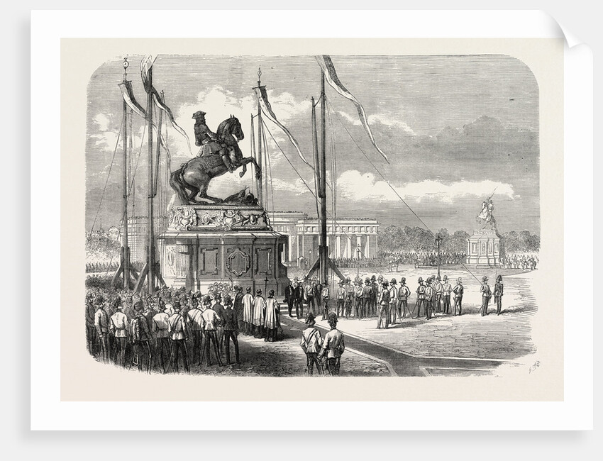 Inauguration of an Equestrian Statue of Prince Eugene at Vienna, Austria, 1865 by Anonymous