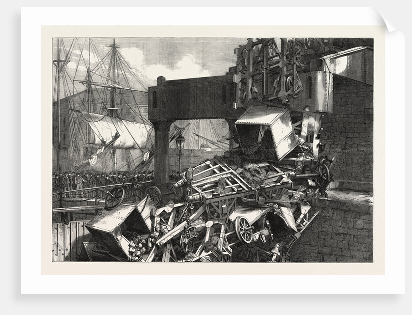 The Late Catastrophe on the Vale of Neath Railway at Swansea, UK, 1865 by Anonymous