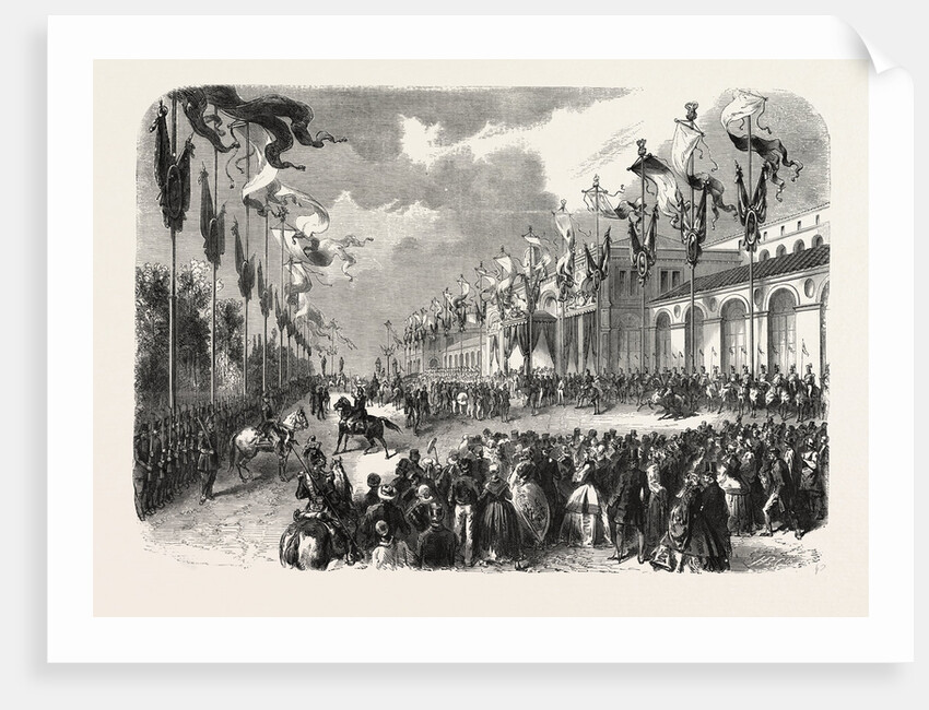 Reception of the Grand Duke Constantine at Marseilles, Marseille, France, 1857 by Anonymous