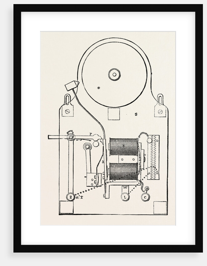 Railway Apparatus at the Paris Electrical Exhibition: Electric Alarm, France, 1882 by Anonymous