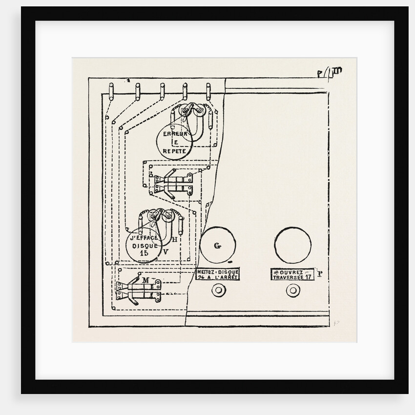Railway Apparatus at the Paris Electrical Exhibition: Annunciator Apparatus, France, 1882 by Anonymous