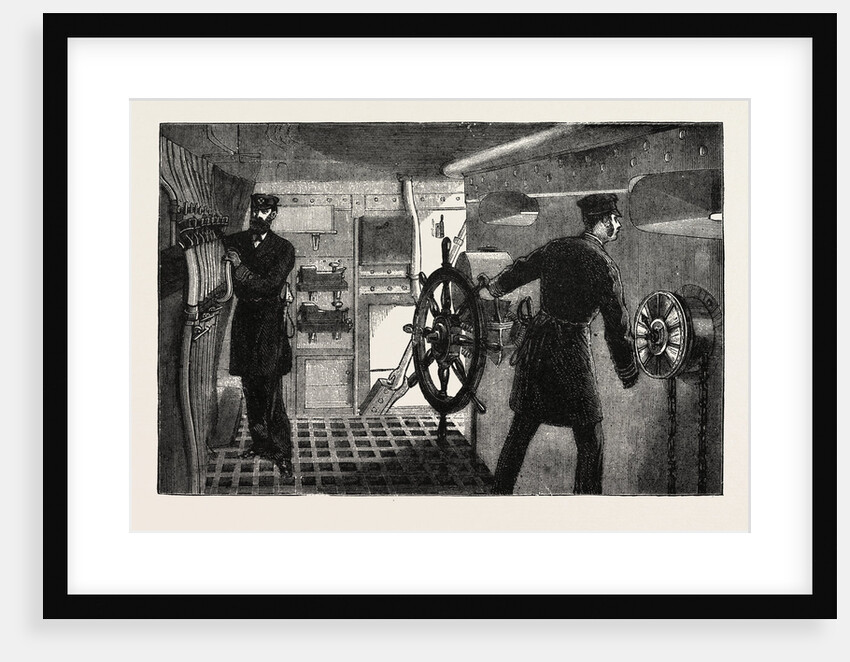 The New War Ship of the British Navy, H.M.S. Inflexible: The Conning Tower (Forward) Containing the Armor Cross, 1882 by Anonymous