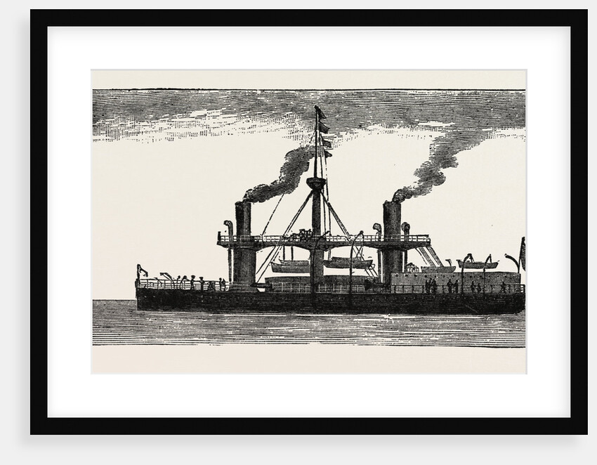 The Italian Ship Duilio, 1882 by Anonymous