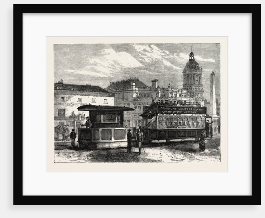 The Beaumont Improved Compressed Air Locomotive for Street Railways, 1882 by Anonymous