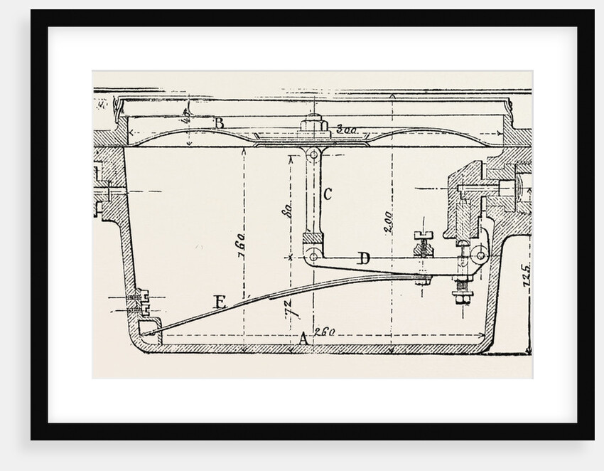 Compressed Oil Gas for Lighting Cars, Steamboats, and Buoys: Pintsch Regulator, 1882 by Anonymous