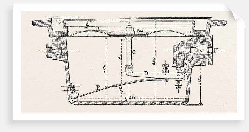 Compressed Oil Gas for Lighting Cars, Steamboats, and Buoys: Pintsch Regulator, 1882 by Anonymous
