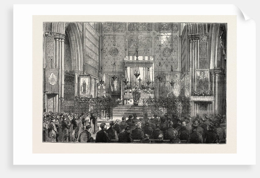 Eastertide in the Church of St. Albans, Holborn, London by Anonymous