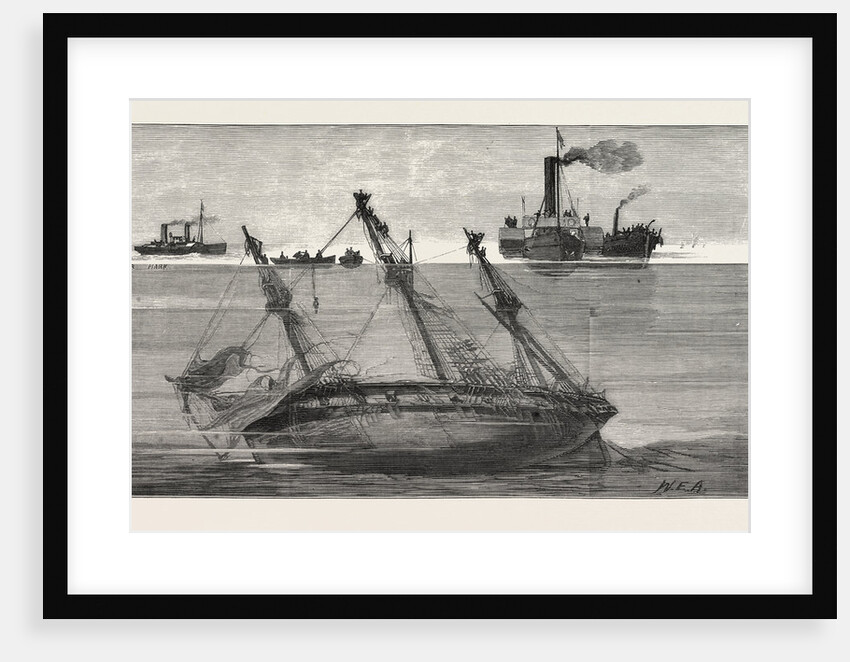 Present Position of the Vessel, H.M.S. Eurydice by Anonymous