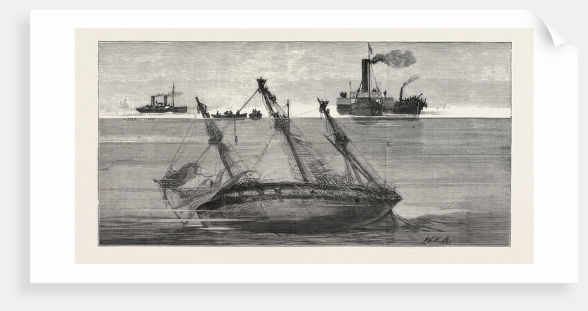 Present Position of the Vessel, H.M.S. Eurydice by Anonymous