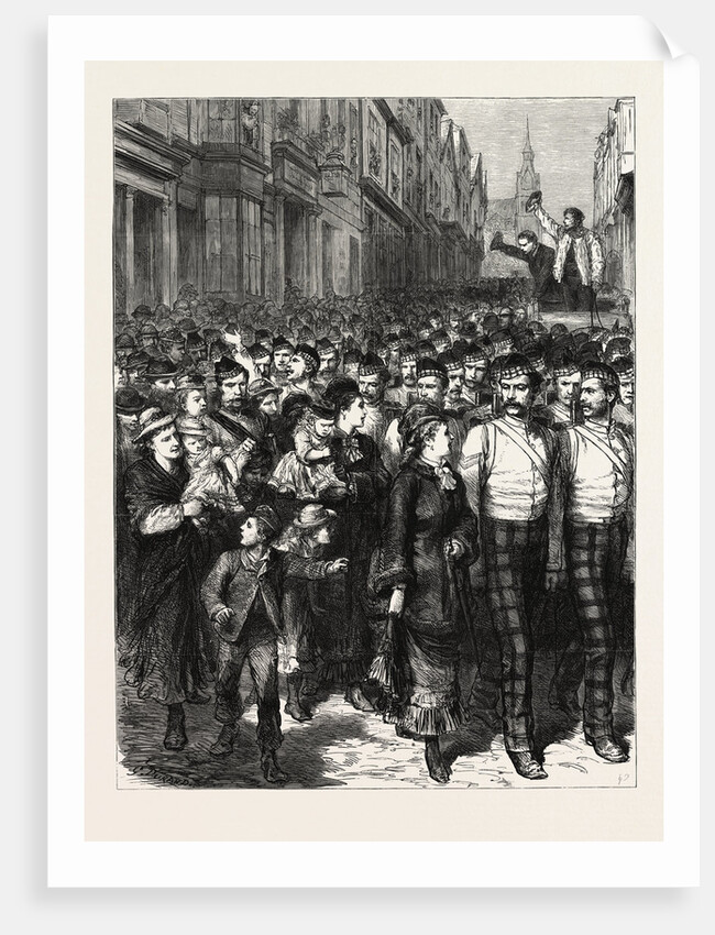 The Calling Out of the Reserves, a Scene in Scotland by Anonymous