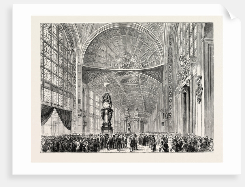 Opening of the Paris Exhibition - the Procession in the Grand Vestibule of the Avenue of Nations, France by Anonymous