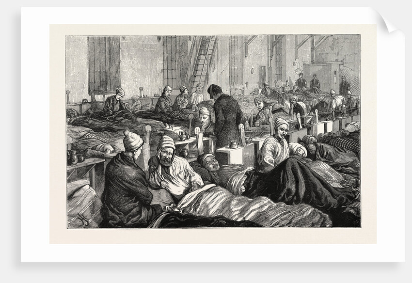 British Charitable Work in Turkey, Interior of the Stafford House Society's Hospital at Rustchuk, Turkey by Anonymous