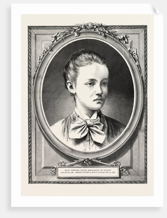 Princess Louise Marguerite of Prussia by Anonymous