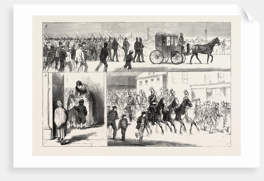 Cotton Riots in Lancashire by Anonymous